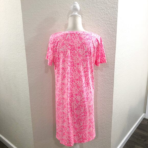 Lilly Pulitzer Cody T-Shirt Dress Pink Shandy Invest a Gator - Picture 6 of 10